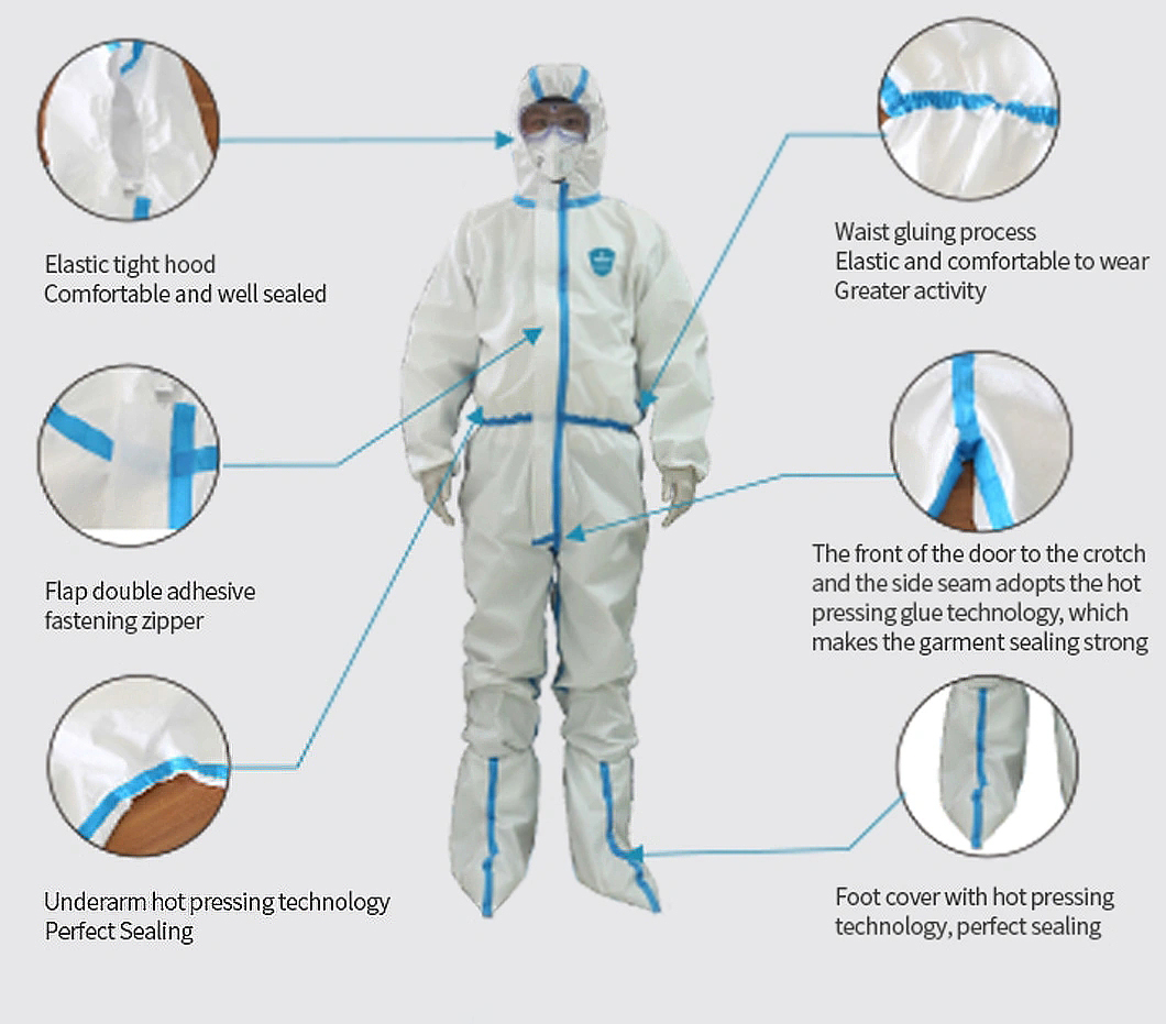 Medical Isolation Gown/Medical Reinforce Version Overall